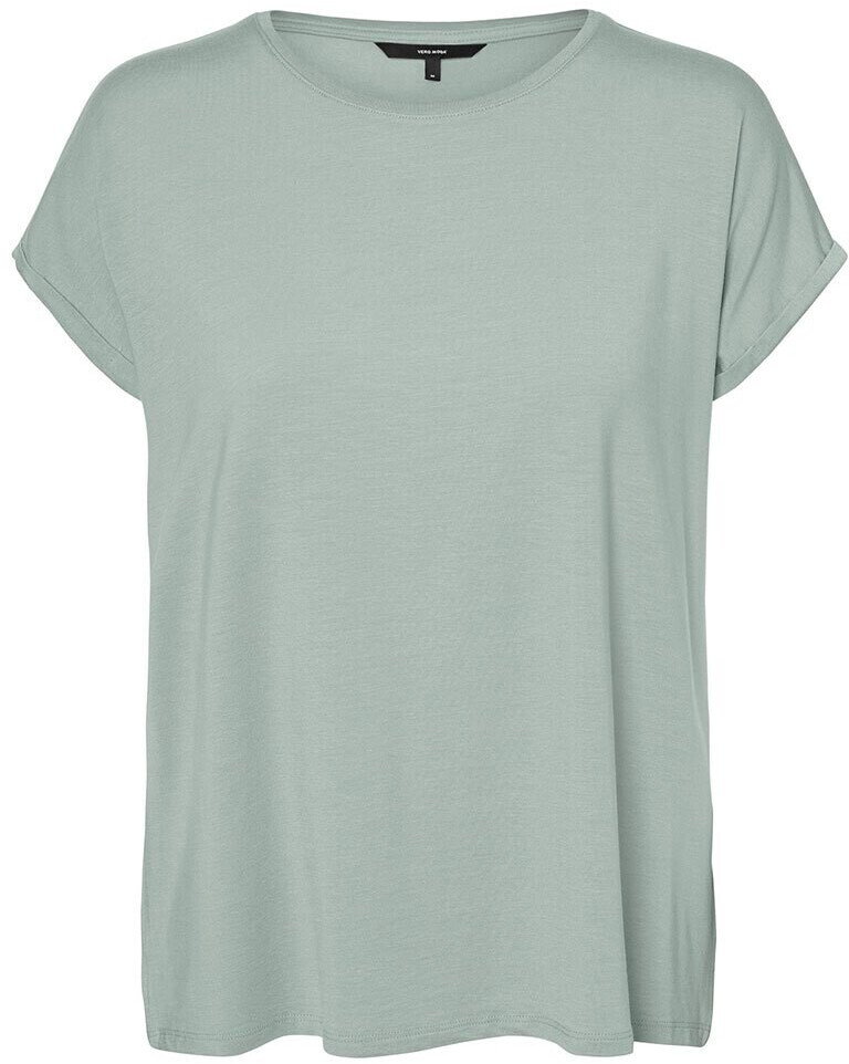 Sleeve Moda Preisvergleich green | 8,99 (10284468) silt T-Shirt € Vero Plain bei Ava ab Short