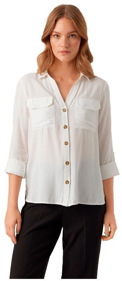Vero Moda Bumpy New Long Sleeve Shirt (10275283) snow white