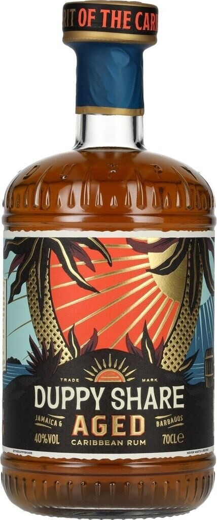 The Duppy Share Rhum ambré des caraibes (70 cl)