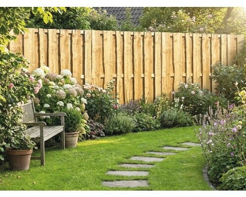 Hornbach Bohlenzaun rustikal 180x180cm lärche ab 94,00 € (Oktober 2026)