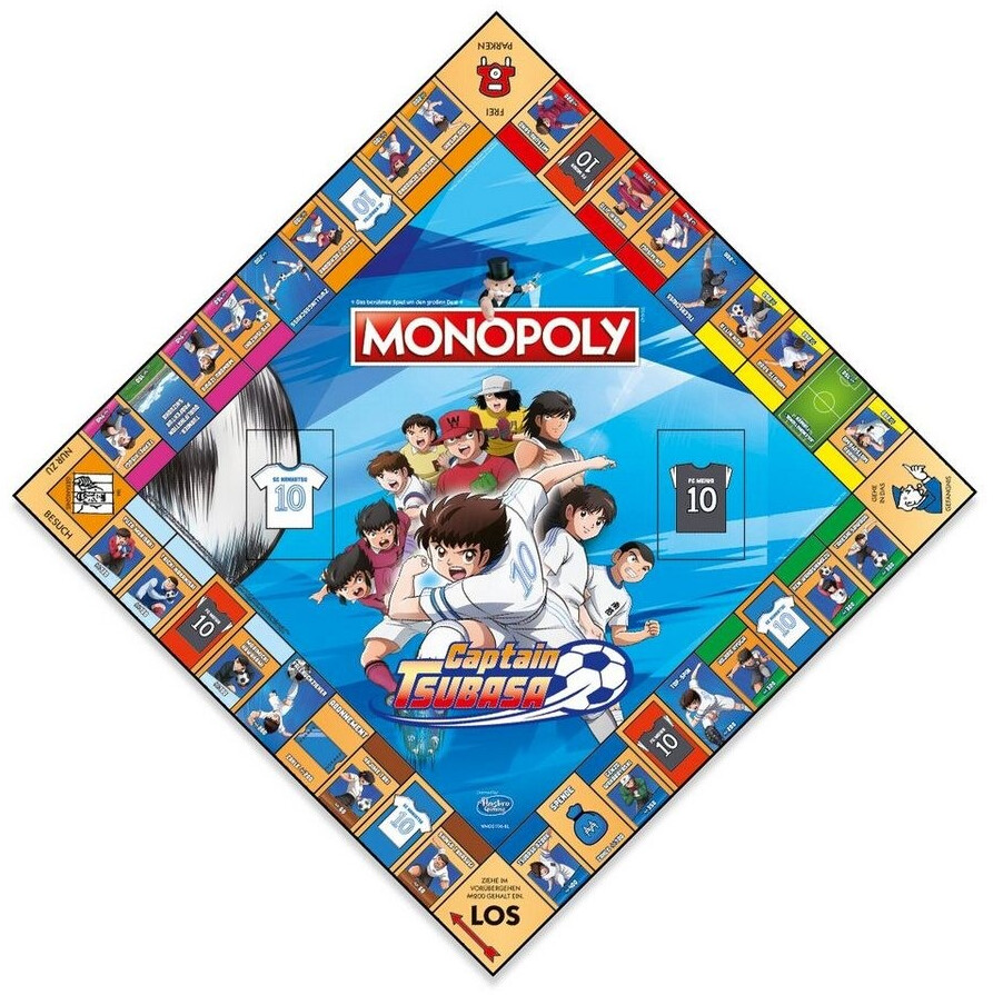 Monopoly Captain Tsubasa Sonderausgabe – Auf Französisch, Für 2–6 Spieler Ab 8 Jahren, Anime-Fußball