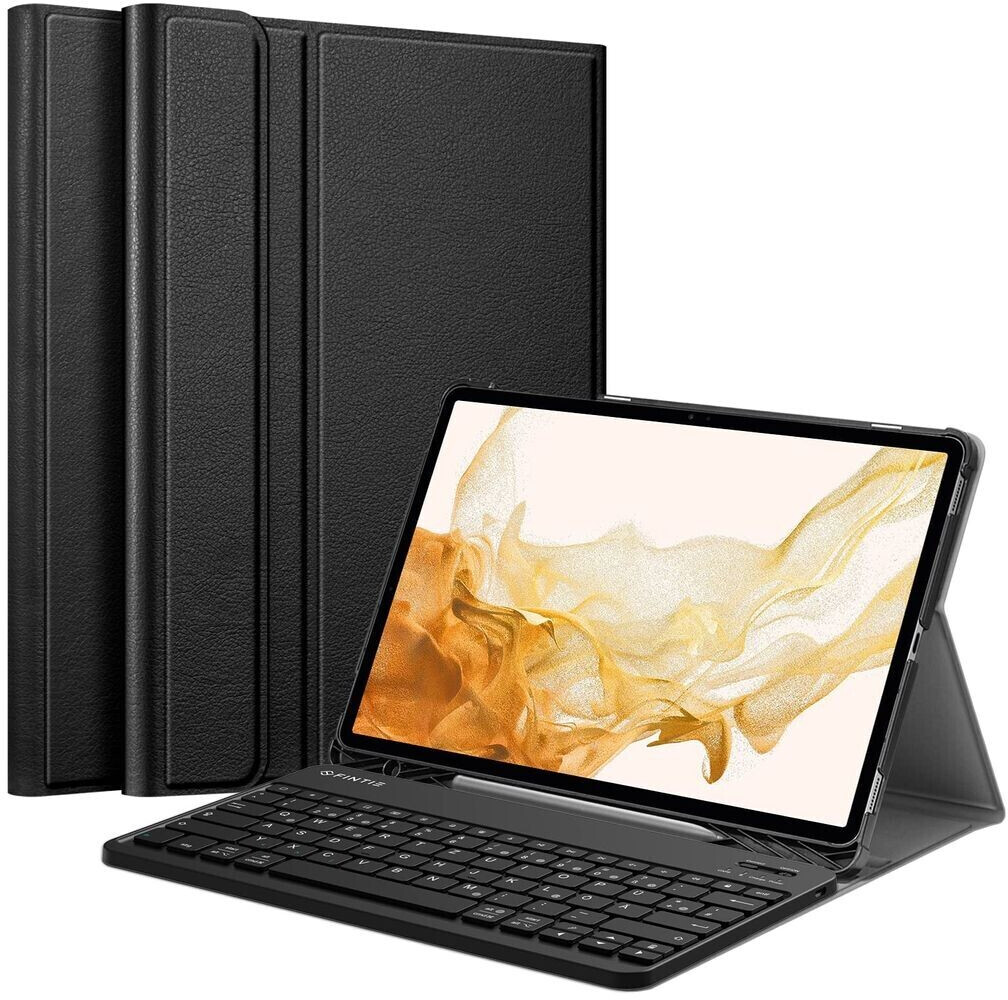 Samsung Tab S7 Mit Tastatur Und Stift Fintie Tastatur Hülle Samsung Galaxy Tab S8 Plus 2022/S7 FE 2021/S7