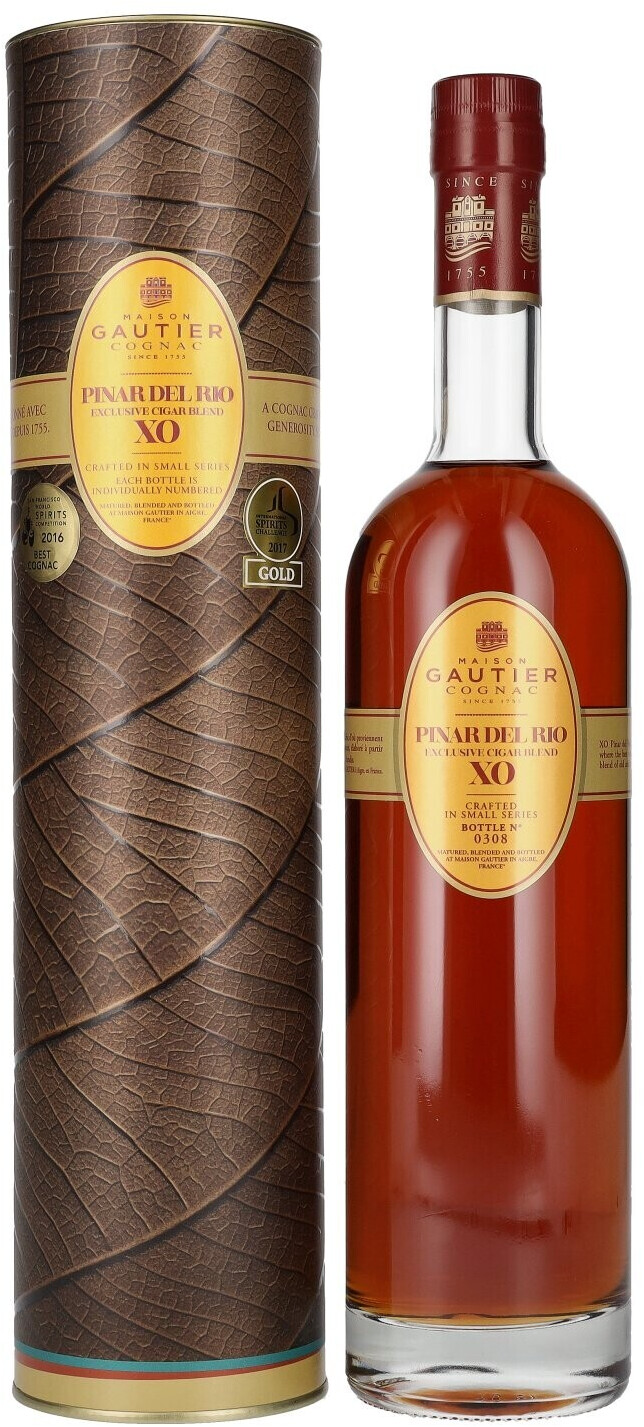 Gautier XO PINAR DEL RIO Exclusive Cigar Blend 0,7l 41,2% ab 84,50 € |  Preisvergleich bei