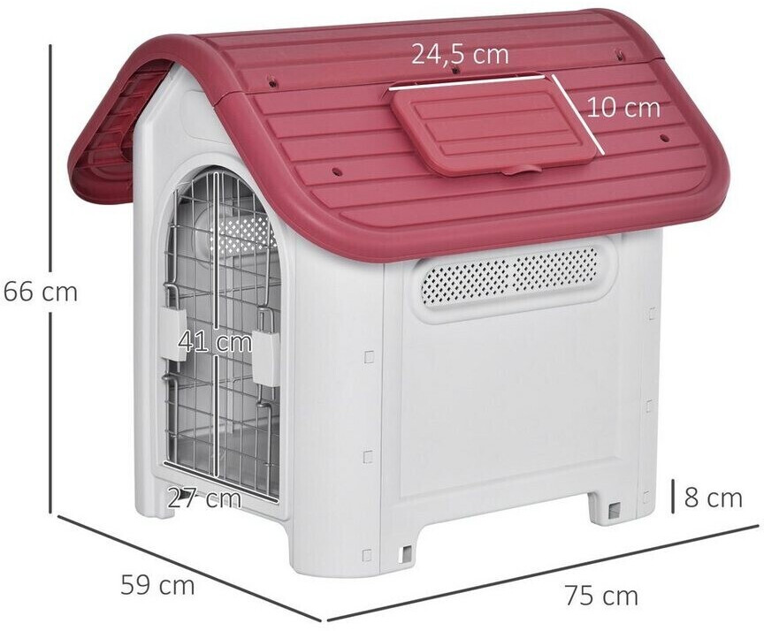 Pawhut Niche pour chien Pawhut Niche pour chien