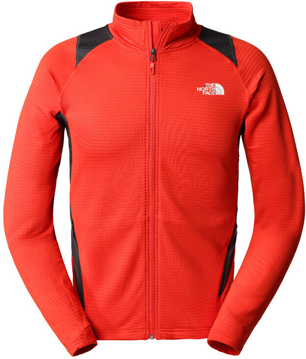 The North Face Men Ao Full Zip NF0A825Y fiery red asphalt grey