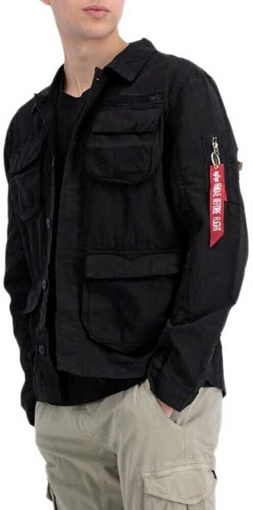 Alpha Industries Ripstop Cargo Overshirt (136123) black