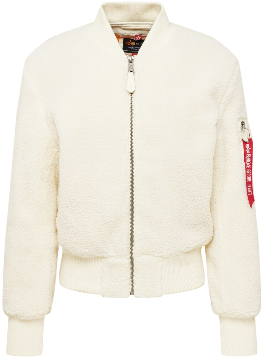 Alpha Industries Ma-1 Teddy Jacket (108102) off white