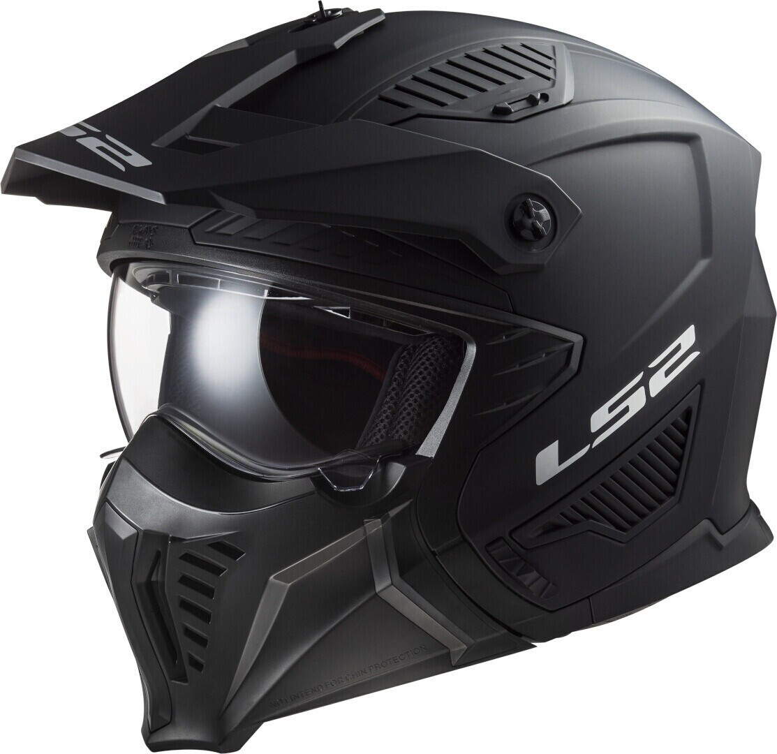 LS2 OF606 Drifter Solid mat noir