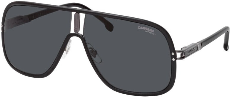 Carrera FLAGLAB/11 - Lentes de sol rectangulares para hombres y mujeres +  paquete con kit de gafas de cortesía de diseñador iWear