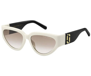 Marc jacobs white sunglasses discount