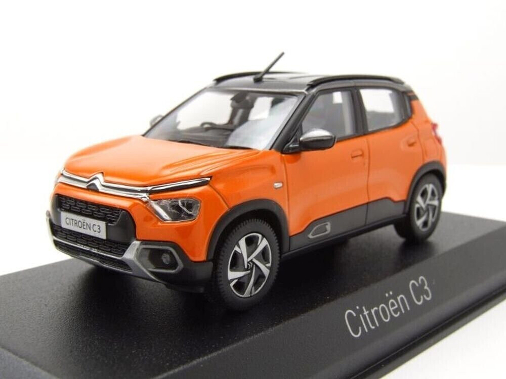 Norev Citroen C3 2021 orange grey