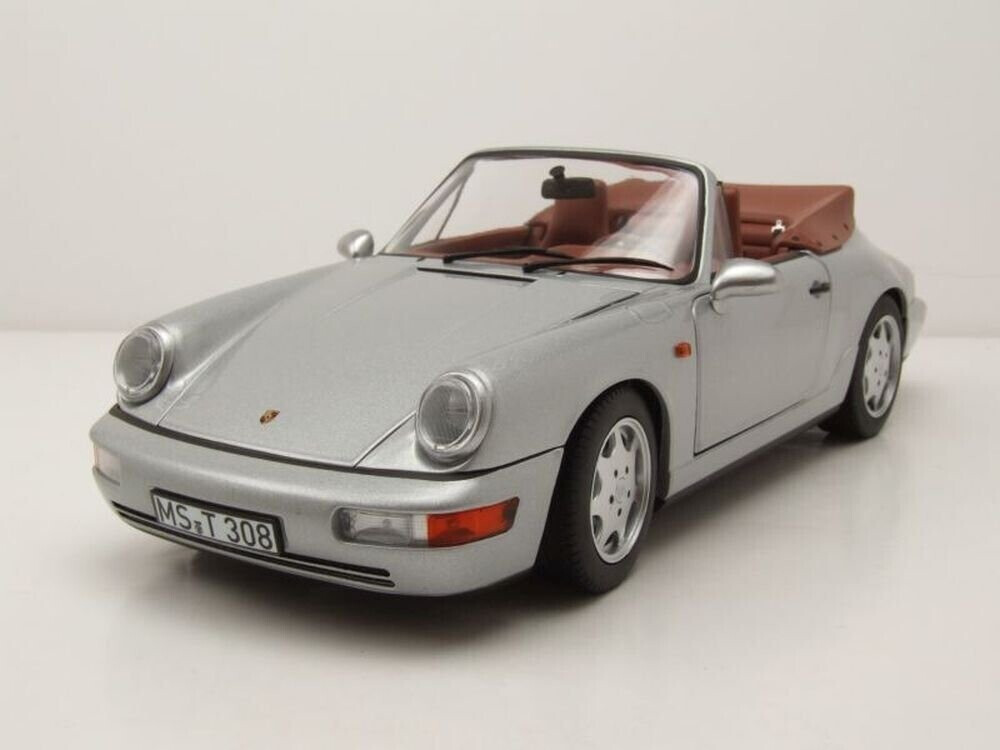 Norev Porsche 911 (964) Carrera 2 Cabrio 1990 silver