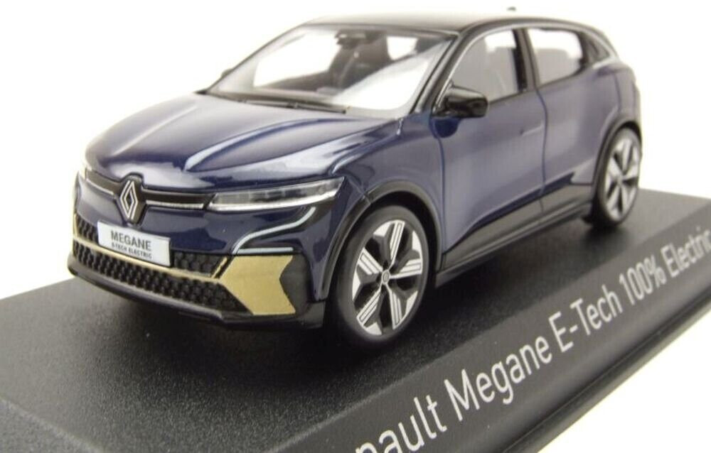 Norev Renault Megane E-Tech 100% Electric 2022 dark blue black