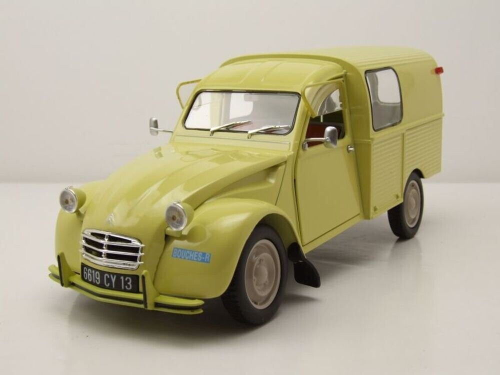 Norev Citroen 2CV Fourgonnette Ente AK350 1966 yellow