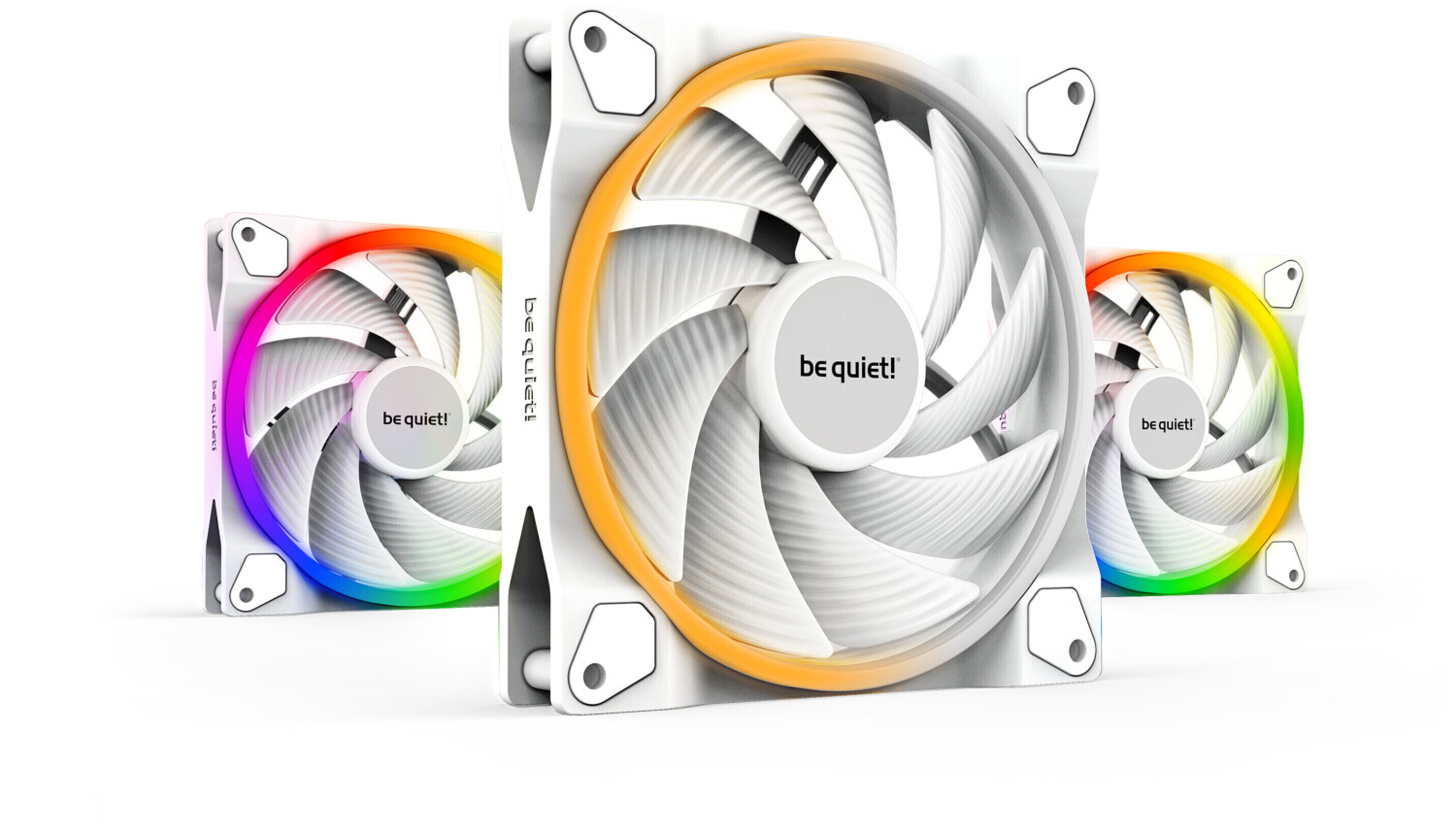 be quiet! Light Wings White PWM high-speed 140mm Triple-Pack