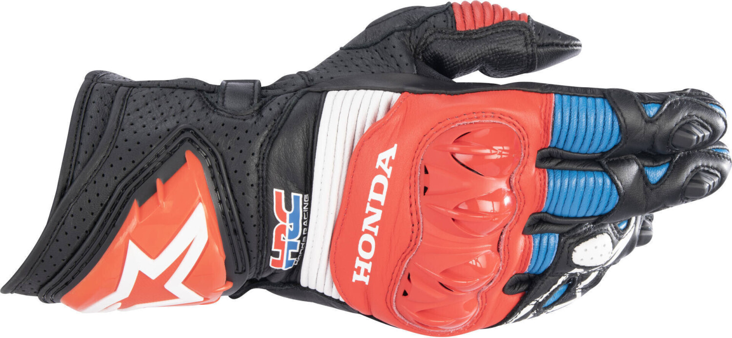 Alpinestars Honda GP Pro R3 Gloves black bright red blue ab 232 00