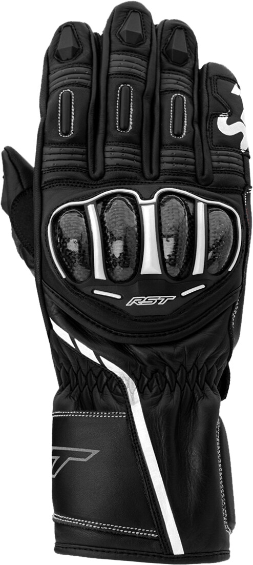 RST S-1 CE Men's Long Gloves black/black/white