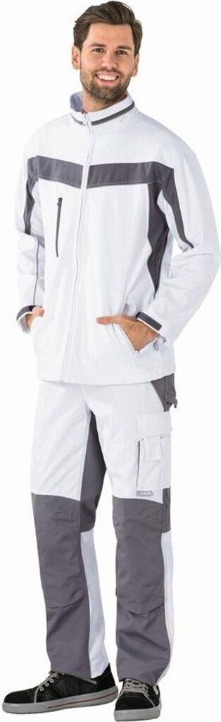 Planam Softshelljacke Plaline reinweiß/zink