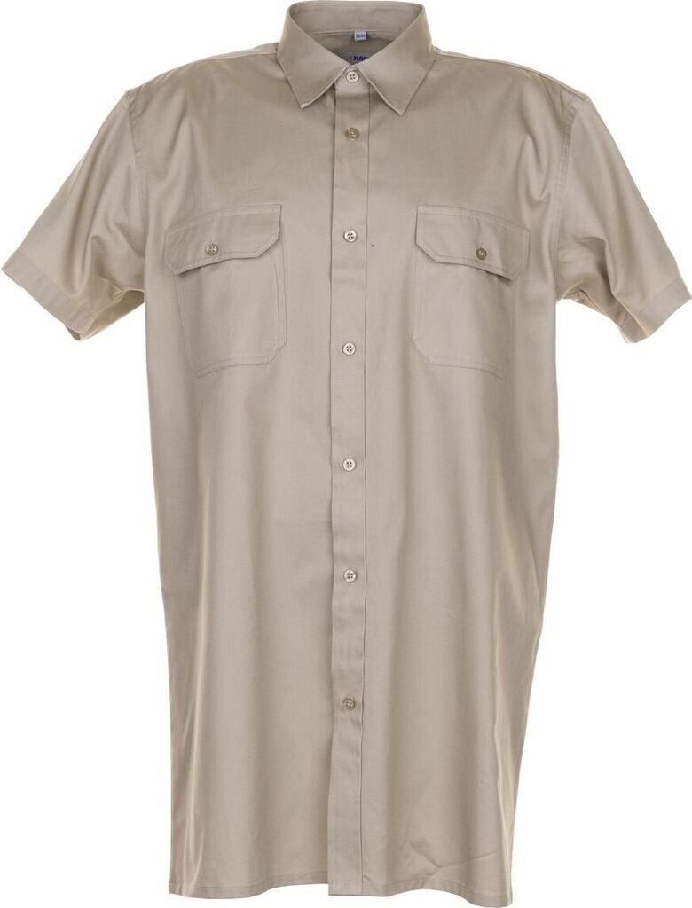 Planam Köperhemd 1/4-Arm khaki
