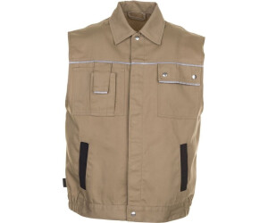 Planam Weste Canvas 320 khaki/schwarz
