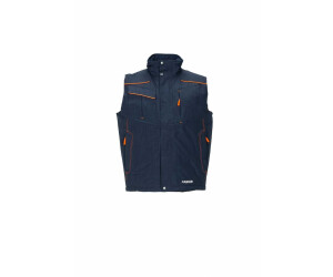Planam Weste Outdoor Neon marine/orange