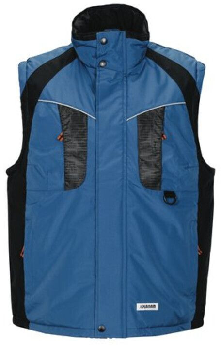 Planam Weste Outdoor Space blau/schwarz