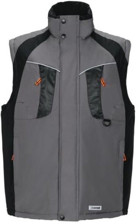 Planam Weste Outdoor Space grau/schwarz
