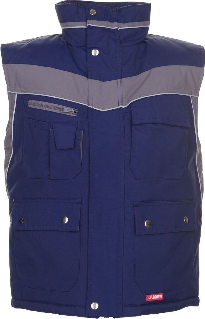 Planam Winterweste Plaline marine/zink