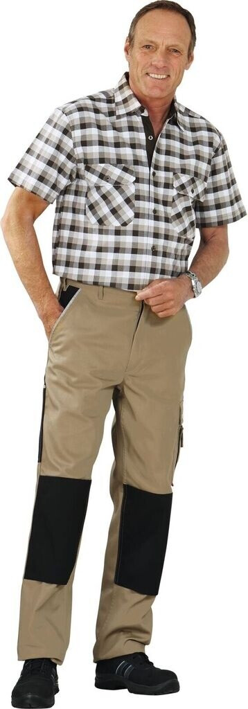 Planam Country Hemd 1/4-Arm stone kariert