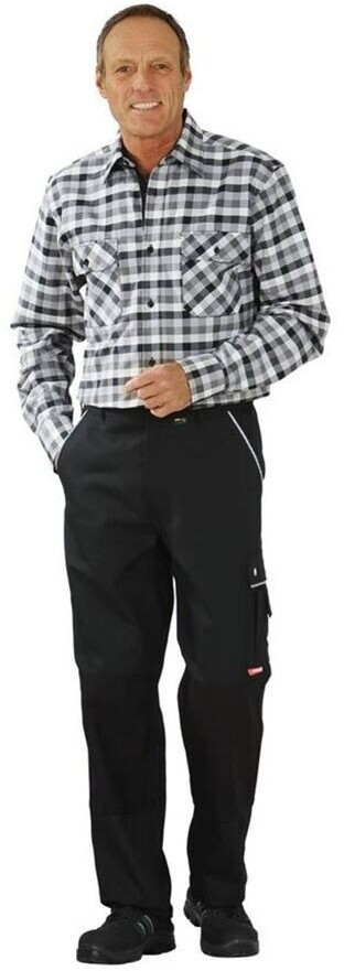 Planam Country Hemd Langarm schwarz kariert