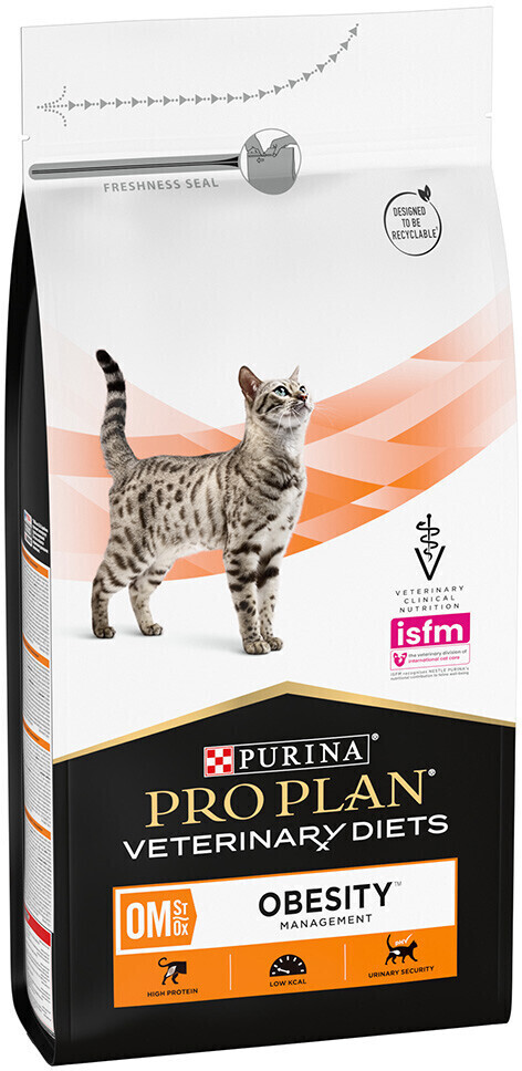 Purina Pro Plan Veterinary Diets OM St/Ox Obesity Management croquettes chat (1,5 kg)