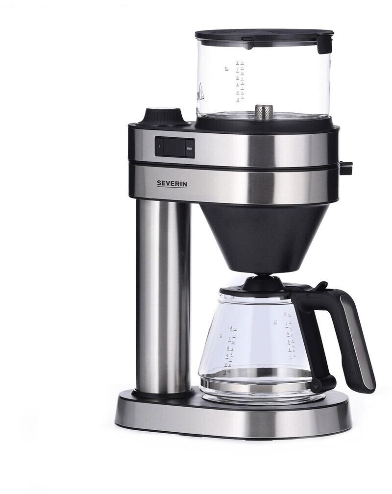 Severin KA 5762 coffee maker with timer stainless steel/black