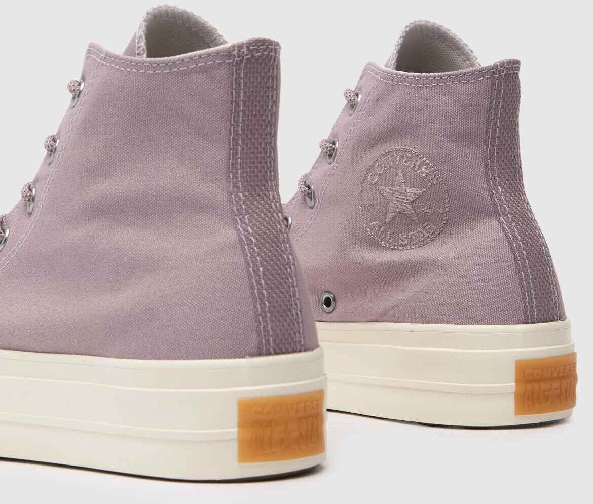 Converse Chuck Taylor All Star Lift High Top A05014C lucid lilac vapor violet egret ab 29 99 Preisvergleich bei idealo