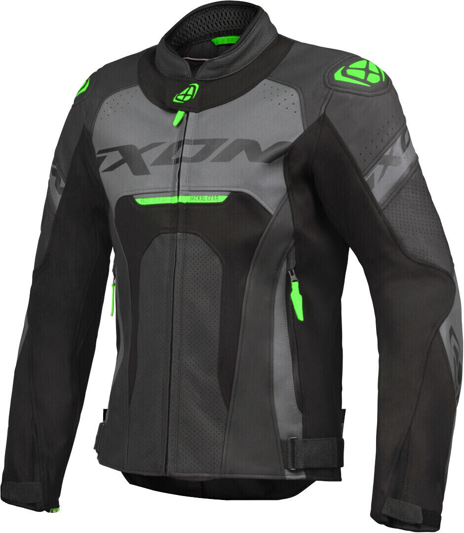 IXON Blouson Jackal noir/anthracite/vert
