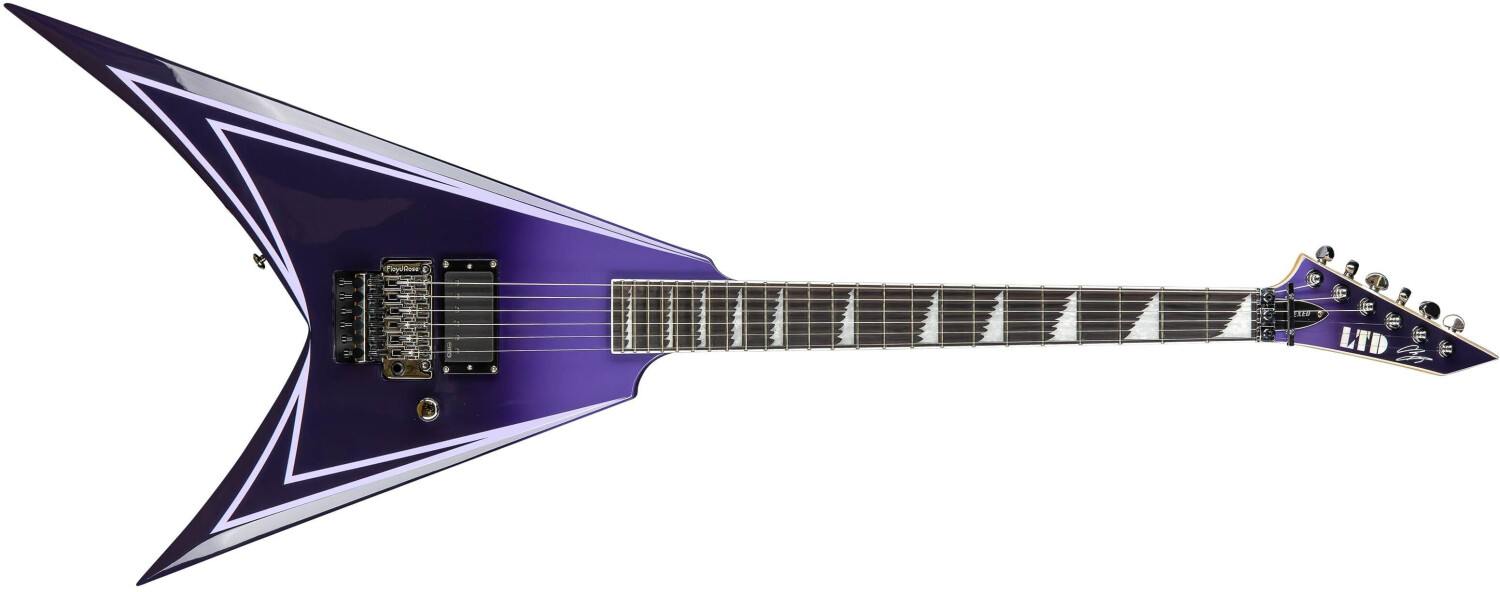 ESP LTD Alexi Hexed Sawtooth Purple Fade