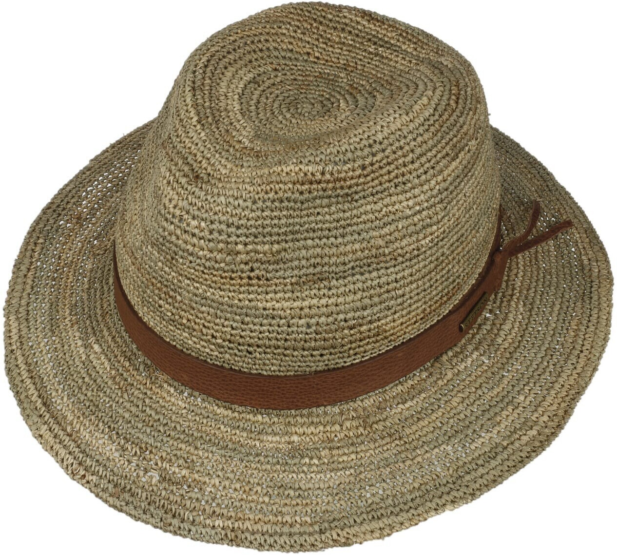 Stetson Traveller Seagrass Crochet Traveller hat (2478550) beige/brown/white