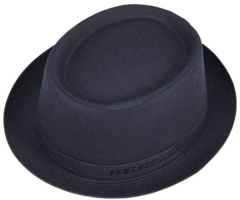 Stetson Athens Pork Pie hat with UV protection (1691101) blue