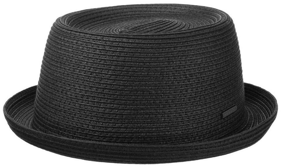 Stetson Dawson Pork Pie Toyo Straw hat with UV protection (1698503) black