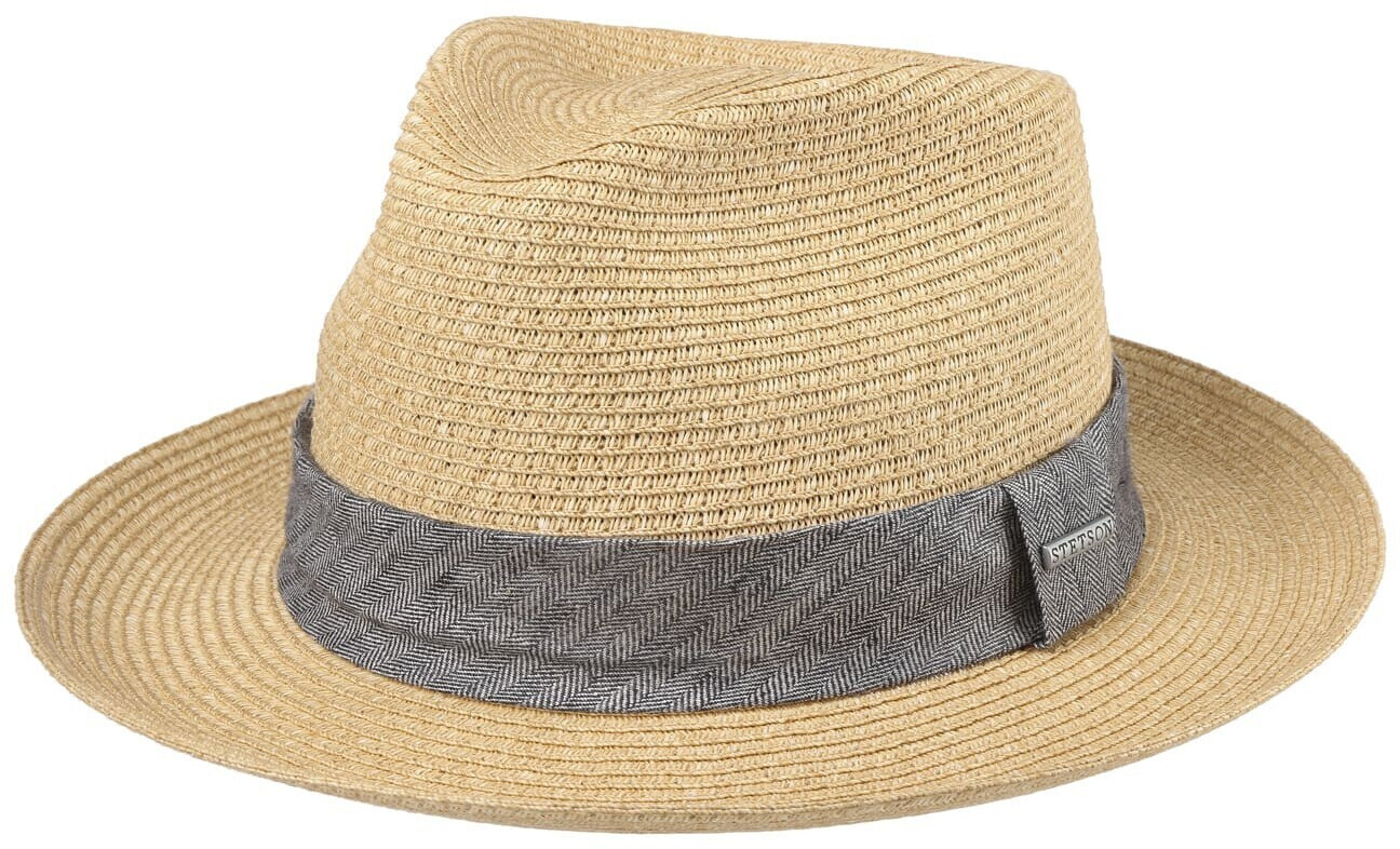 Stetson Lintano Fedora Toyo Straw hat (2198512) beige/brown/white