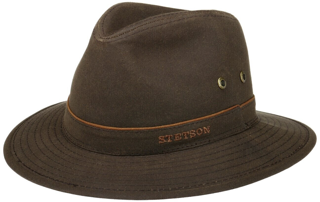 Stetson Ava Traveller Waxed Cotton Outdoorhat with UV protection (2541104) brown