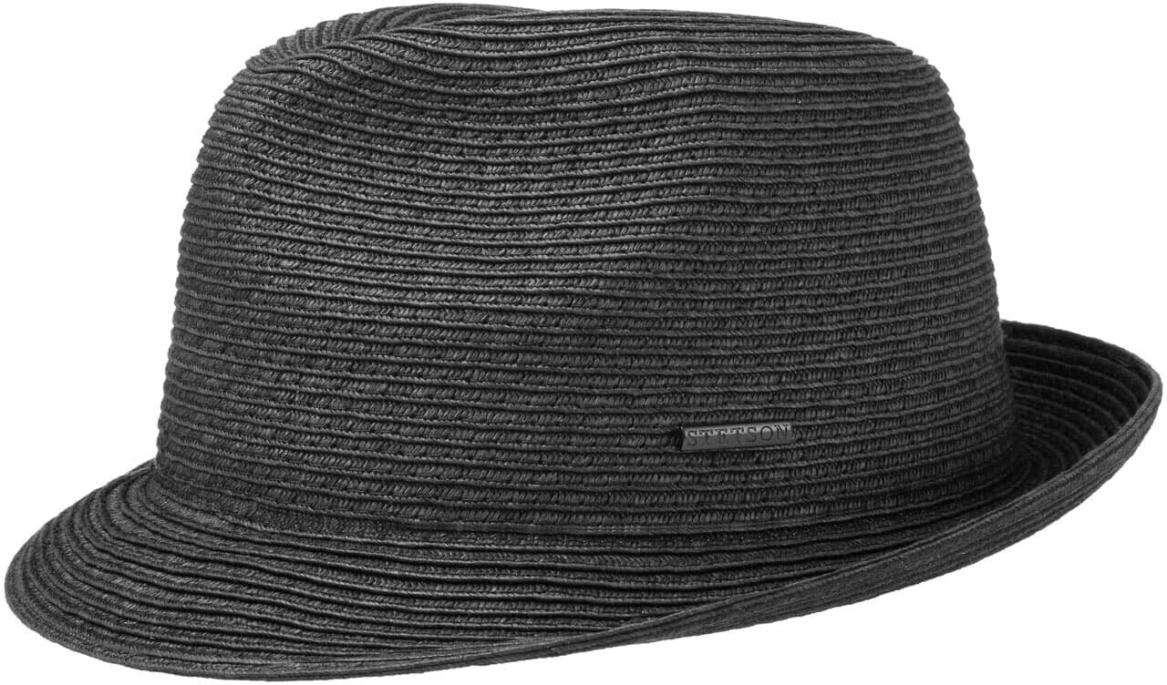 Stetson Dawson Player Toyo knautschbarer Straw hat with UV protection (1328503) black