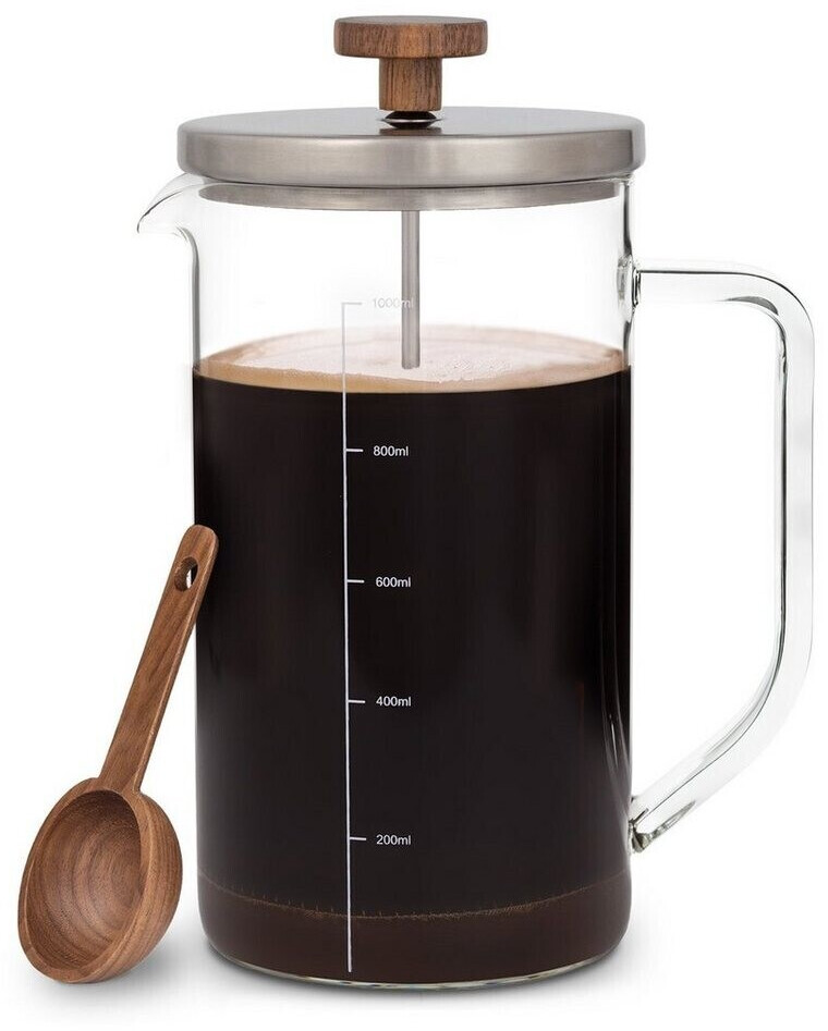 Klarstein French Press coffee maker doublewalled borosilicate glass