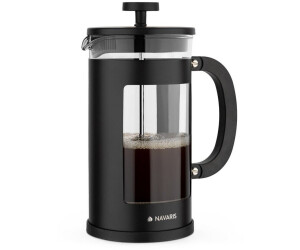 Kaypimi French Press Kaffeebereiter – Edelstahl, 907 Ml, Doppelwandig, Mit Sanduhr, Messlöffel & Reinigungswerkzeug