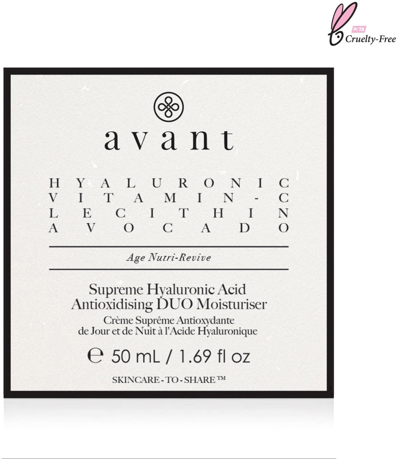Avant Age Nutri-Revive Supreme Hyaluronic Acid Antioxidising DUO Moisturiser (50ml)