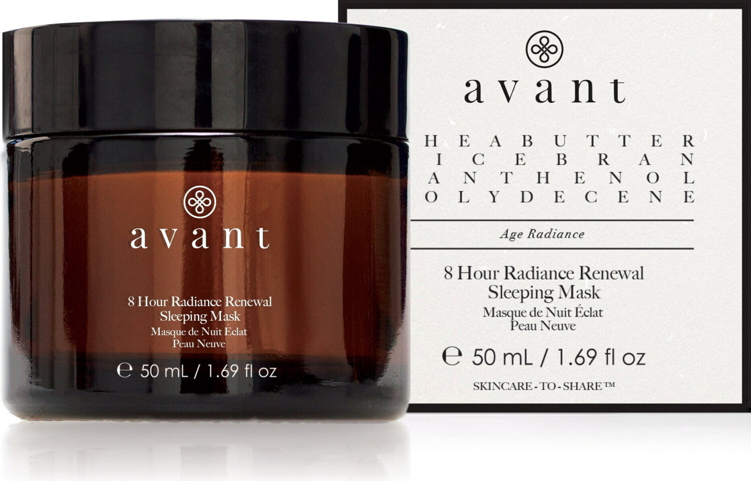 Avant Age Radiance 8 Hour Radiance Renewal Sleeping Mask (50ml)