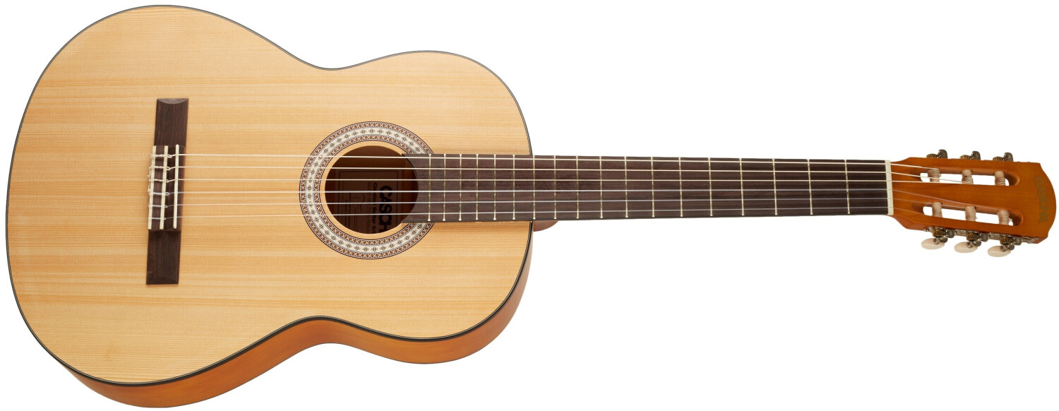 Cascha HH 2137 Student Series Classical Guitar 4/4 Set Natural