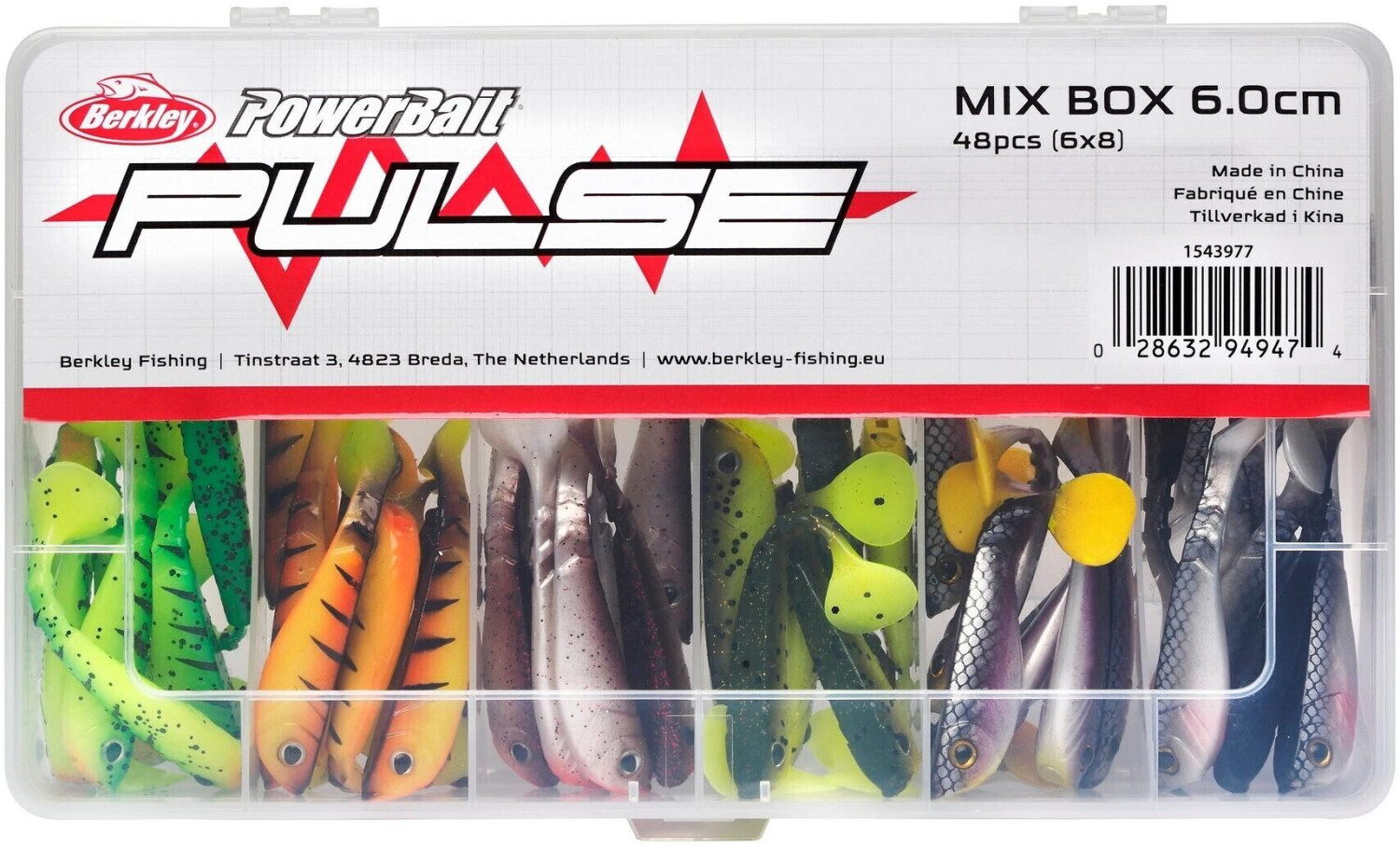 Berkley Pulse Shad Mix Box 11cm 30 pcs