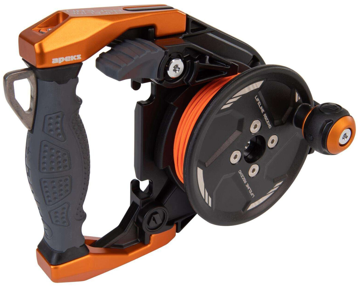 Apeks Lifeline Ascend Diving Reel 30m orange/black