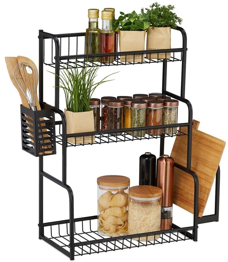 Relaxdays Countertop kitchen shelf