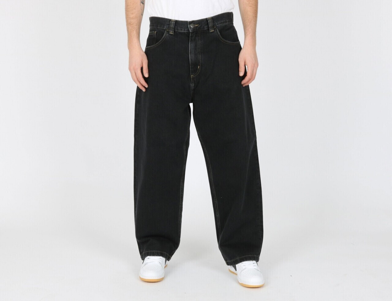 Carhartt WIP Brandon Pant (I031246) black stone washed